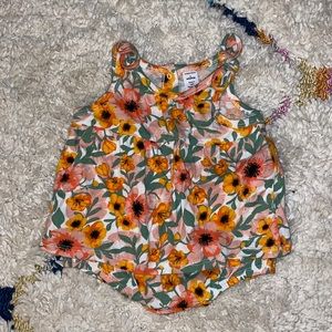 Nordstrom Floral Bubble Romper 6 Months